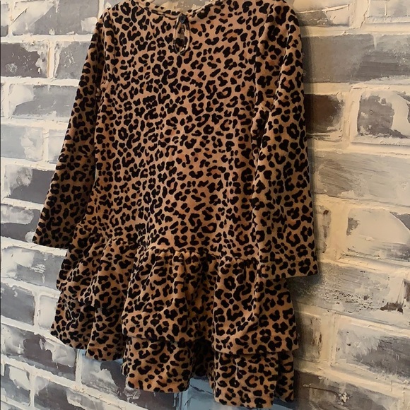 Sassy Leopard Girls Dress - Picture 3 of 5